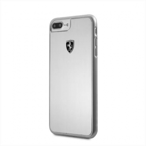 Ferrari Heritage iPhone 7 Plus aluminium tok ezüst (FEHALHCP7LSI)