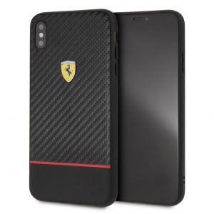 Ferrari On-Track Racing Shield iPhone XR tok fekete (FESBOHCI61BK)
