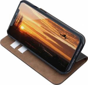 JT Berlin Tegel Booklet Apple iPhone 12/ 12 Pro tok fekete (10660)
