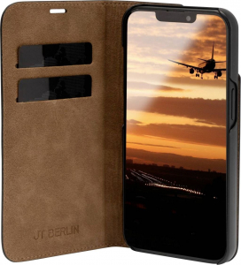 JT Berlin Tegel Booklet Apple iPhone 13 tok fekete (10752)