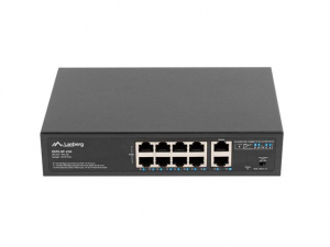 Lanberg RSFE-8P-2GE-120 8 portos PoE Switch