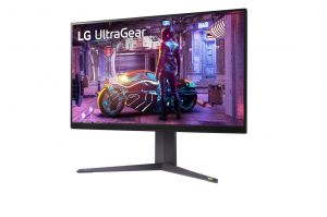 32" LG 32GQ850-B LCD monitor fekete