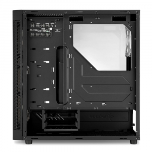 Sharkoon TG5 Pro RGB táp nélküli ablakos ház fekete (4044951029105)