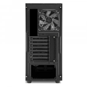 Sharkoon TG5 Pro RGB táp nélküli ablakos ház fekete (4044951029105)