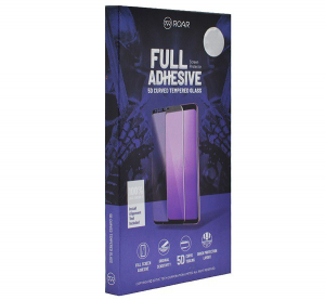 ROAR k&eacute;pernyőv&eacute;dő &uuml;veg (5D full glue, &iacute;ves, teljes fel&uuml;let&eacute;n tapad, tok bar&aacute;t, karc&aacute;ll&oacute;, 0.3 mm, 9H) FEKETE [Samsung Galaxy A12 (SM-A125F / SM-A127F)]