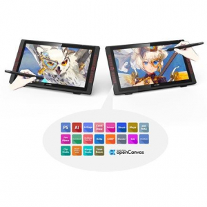 XP-PEN Artist 22R Pro digitaliz&aacute;l&oacute; t&aacute;bla fekete