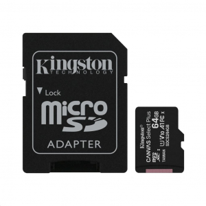 64GB microSDXC Kingston Canvas Select Plus CL10 memóriakártya 2db/cs + adapter (SDCS2/64GB-2P1A)