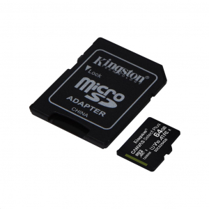 64GB microSDXC Kingston Canvas Select Plus CL10 memóriakártya 2db/cs + adapter (SDCS2/64GB-2P1A)