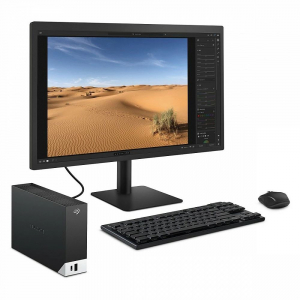 6TB Seagate One Touch Hub 3.5" külső merevlemez fekete (STLC6000400)
