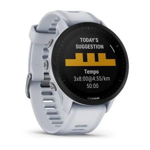 Garmin Forerunner 955 futóóra fehér kő színű (010-02638-31)