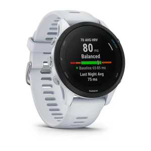 Garmin Forerunner 255 Music futóóra fehér kő színű (010-02641-31)