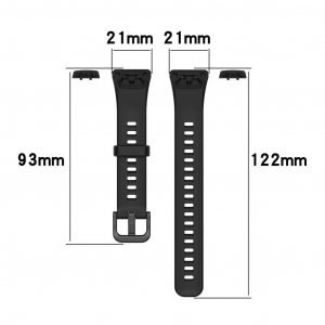Xpro Honor Band 6 szilikon szíj fekete (126565)