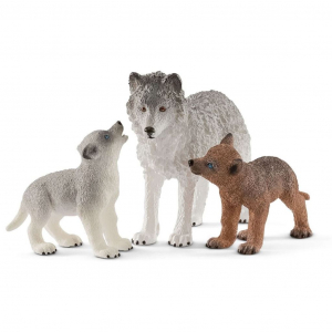 Schleich farkas anya k&ouml;lyk&ouml;kkel (42472)