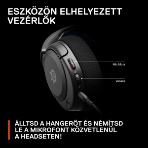 SteelSeries Arctis Nova 1P gaming headset fekete (61611)