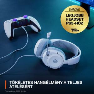 SteelSeries Arctis Nova 1P gaming headset fehér (61612)