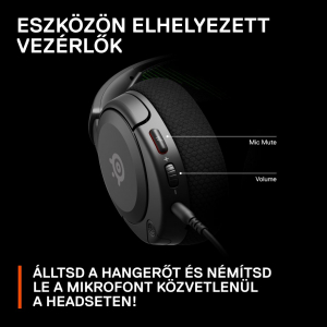 SteelSeries Arctis Nova 1X gaming headset fekete (61616)