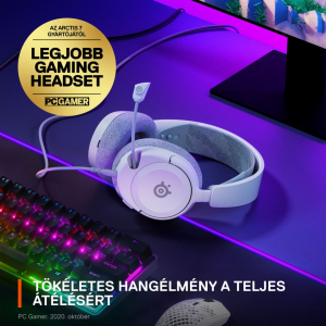 SteelSeries Arctis Nova 1 gaming headset fehér (61607)