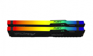 64GB 4800MHz DDR5 RAM Kingston Fury Beast RGB CL38 (2x32GB) (KF548C38BBAK2-64)