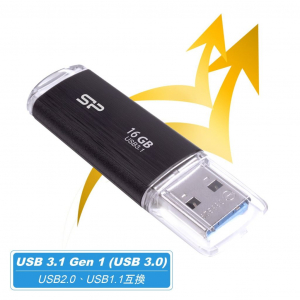 Pen Drive 16GB Silicon Power Blaze B02 USB 3.1 (SP016GBUF3B02V1K)