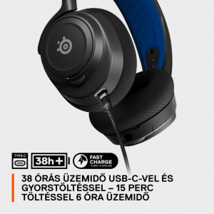 SteelSeries Arctis Nova 7P PlayStation gaming headset fekete (61559)