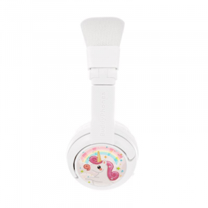 BuddyPhones Play+ Bluetooth gyermek fejhallgató fehér (BT-BP-PLAYP-WHITE)