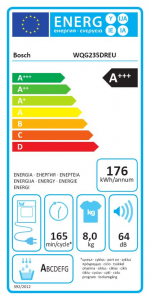 Bosch WQG235DREU szárítógép