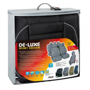Lampa De-Luxe Sport Edition üléshuzat szett fekete (0154801)