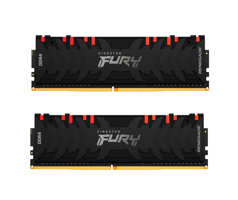 64GB 3200MHz DDR4 RAM Kingston Fury Renegade RGB CL16 (2x32GB) (KF432C16RBAK2/64)