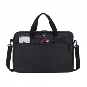 RivaCase 8038 Regent Notebook táska 15,6" fekete + vezeték nélküli egér (4260403573990)