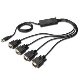 Digitus USB 2.0 --> 4x RS232 adapter (DA-70159)