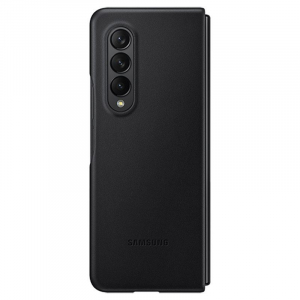 Samsung Galaxy Z Fold3 bőrtok fekete (EF-VF926LBEGWW)