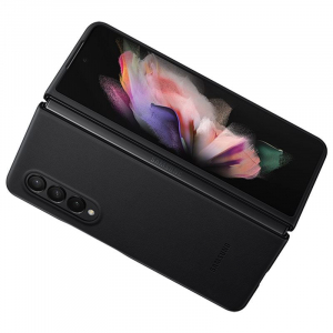 Samsung Galaxy Z Fold3 bőrtok fekete (EF-VF926LBEGWW)