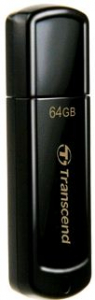 Pen Drive 64GB Transcend JetFlash 350 (TS64GJF350) USB 2.0 fekete