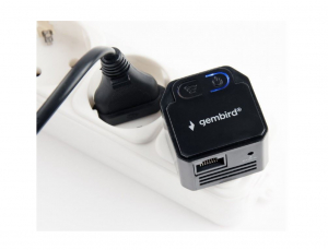 Gembird 300Mbps WiFi repeater fekete (WNP-RP300-03-BK)