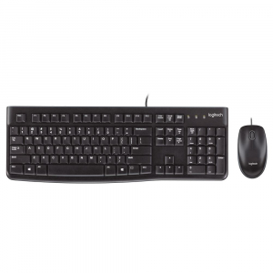 Logitech Desktop MK120 billentyűzet + optikai egér angol (UK) USB (920-002552)