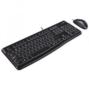 Logitech Desktop MK120 billentyűzet + optikai egér angol (UK) USB (920-002552)