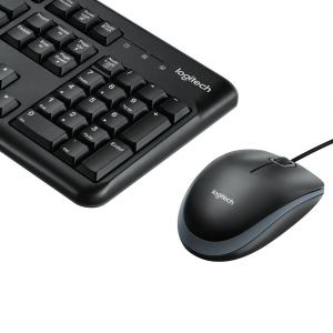 Logitech Desktop MK120 billentyűzet + optikai egér angol (UK) USB (920-002552)