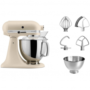 KitchenAid Artisan robotgép 4,8 literes és 3 literes tállal lenvászon színű (5KSM175PSEFL)