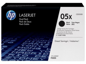 HP CE505XD fekete toner duo pack