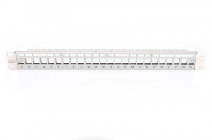 Digitus DN-91410-LF modular patch panel 24 port 1U árnyékolt unloaded szürke