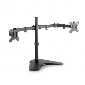 V7 13"-32" Dual TV/Monitor állvány 8kg/monitor fekete (DS2FSD-2E)