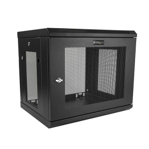 Startech.com 9U 14.6" fali rack szekrény fekete (RK9WALM)
