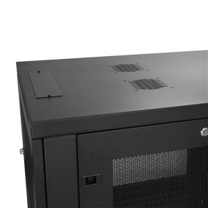 Startech.com 9U 14.6" fali rack szekrény fekete (RK9WALM)