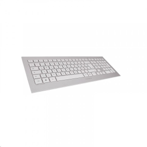 Cherry DW 8000 vezeték nélküli német billentyűzet + optikai egér ezüst-fehér (JD-0310DE)