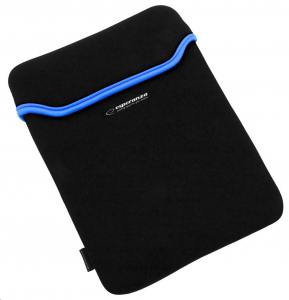 Esperanza ET172B neoprén tablet tok 9,7'' 4:3 fekete-kék