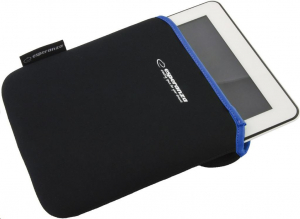 Esperanza ET172B neoprén tablet tok 9,7'' 4:3 fekete-kék