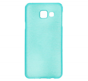 Szilikon telefonvédő (szálcsiszolt minta) VILÁGOSKÉK [Samsung Galaxy A3 (2016) SM-A310F]