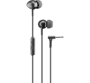 CELLULARLINE IN EAR fülhallgató SZTEREO (3.5mm jack, mikrofon, felvevő gomb, zajszűrő) FEKETE (AUINEARK)