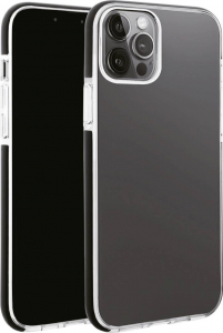 Vivanco Rock Solid Apple iPhone 13 Pro Max Hátlap Átlátszó Fekete (RSCVVIPH2021PMT)