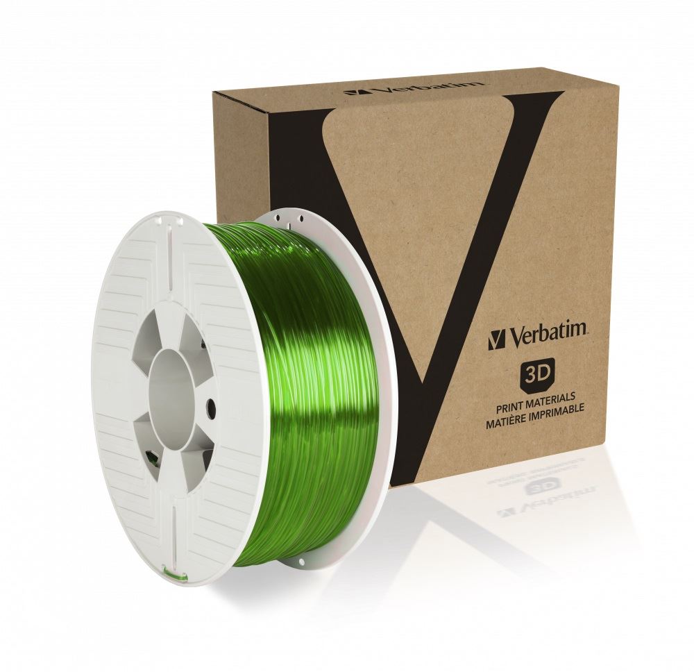 Verbatim PET-G filament 1.75mm, 1kg áttetsző zöld (55057)